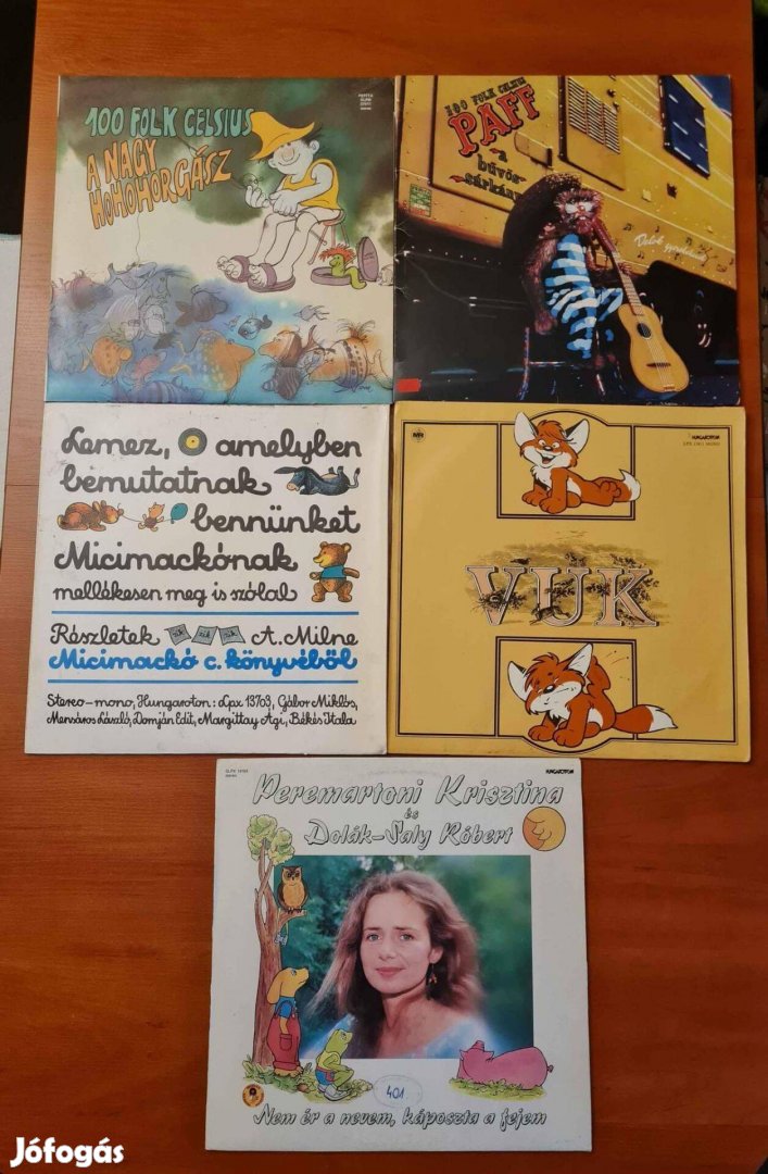 Gyerek hanglemez csomag; LP, Vinyl