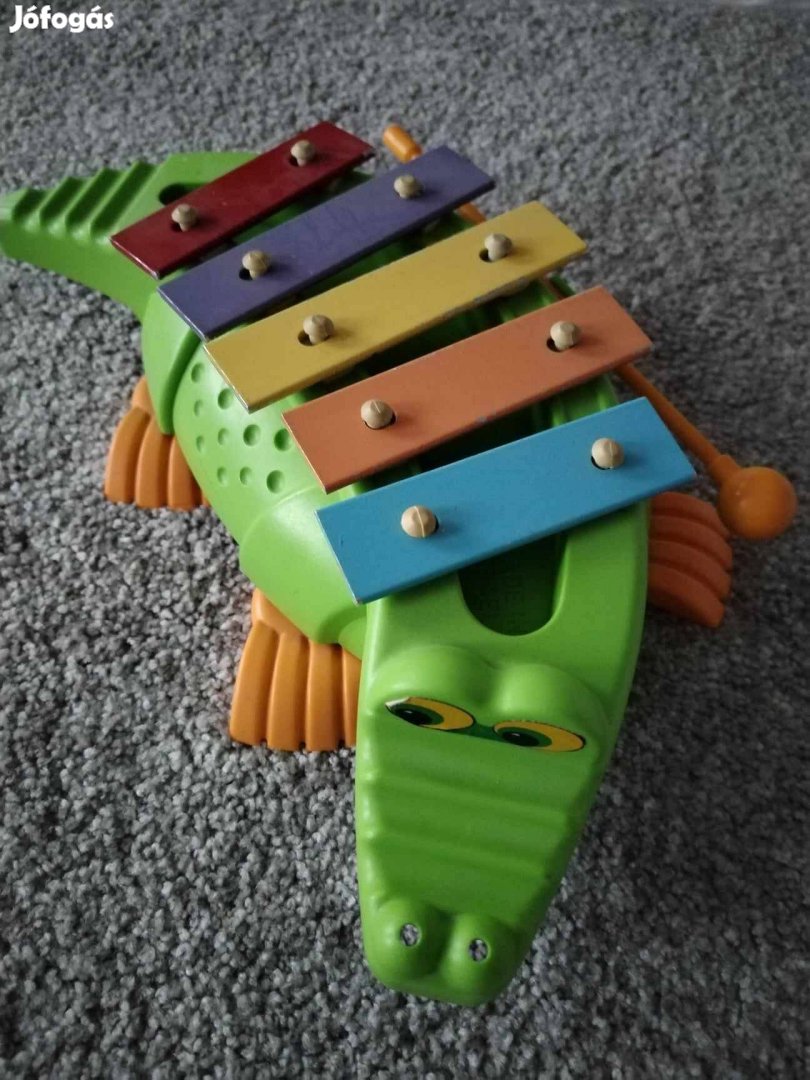 Gyerek játék krokodilos xilofon 