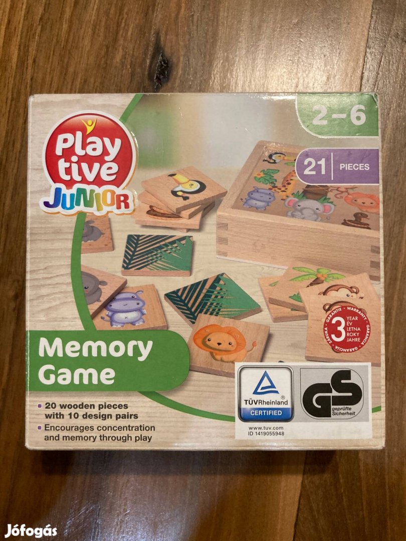 Gyerek játék memória kártyák play tive