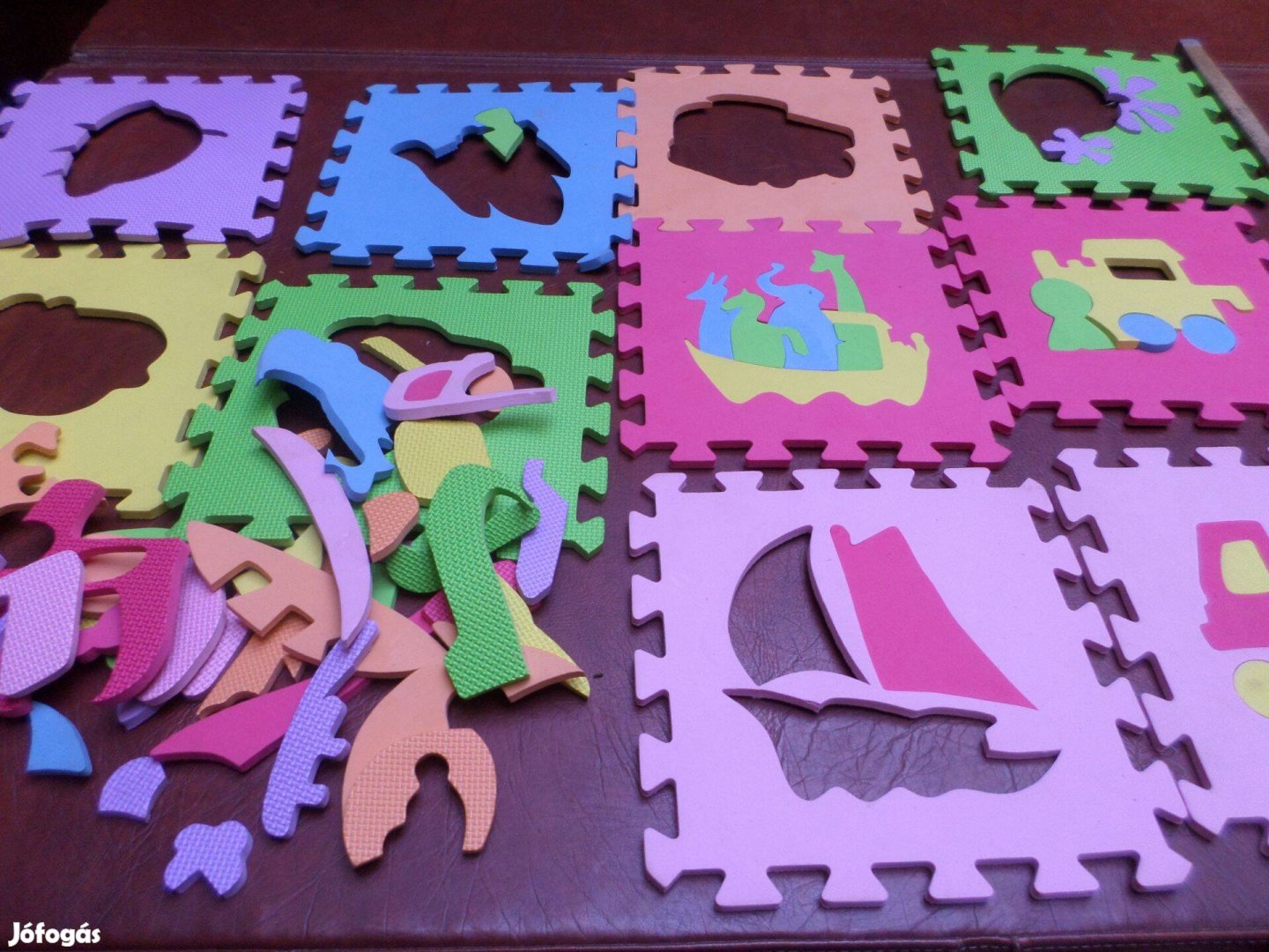 Gyerek játék szőnyeg puzzle retro habszivacs