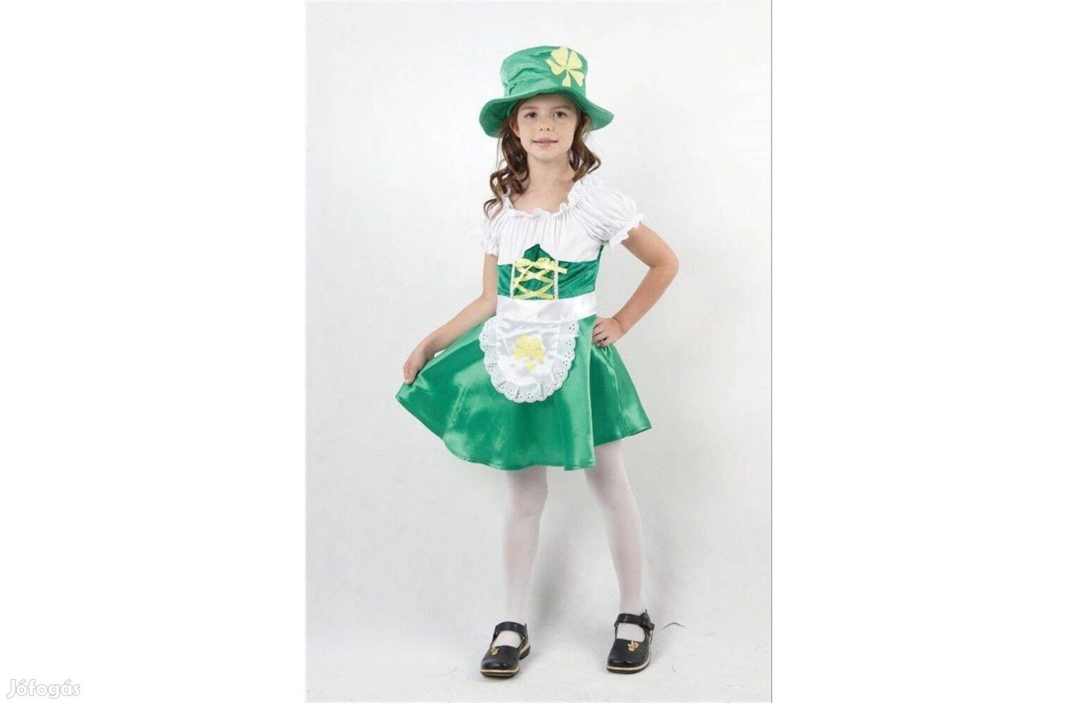 Gyerek jelmez, Lány manó kalappal, S, 110-122 cm,Új