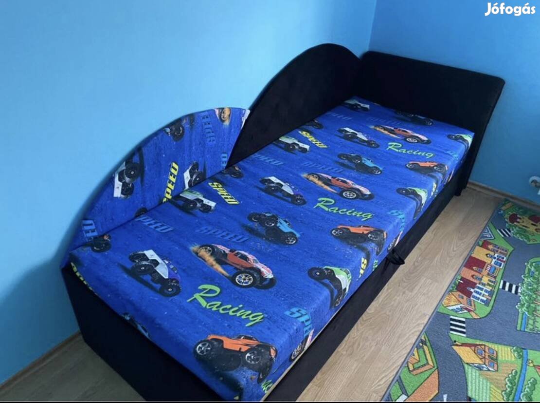 Gyerek kanapé/ágy ágyneműtartóval