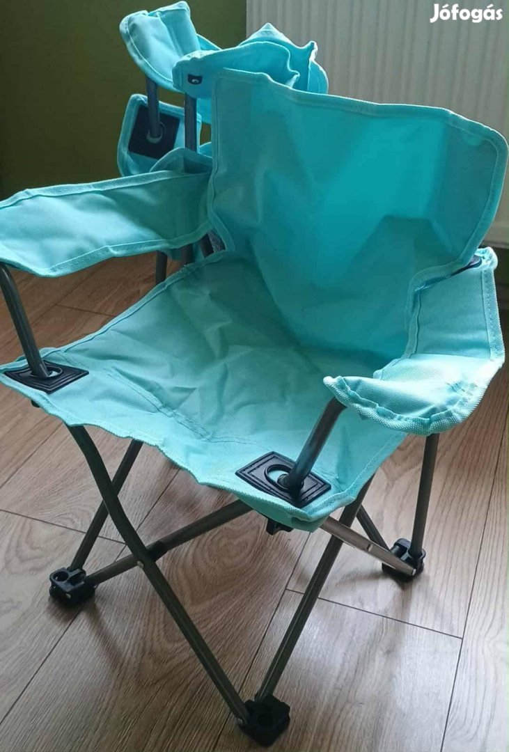 Gyerek kemping szék, 56x37x52 cm, 75 kg-ig, új, eladó