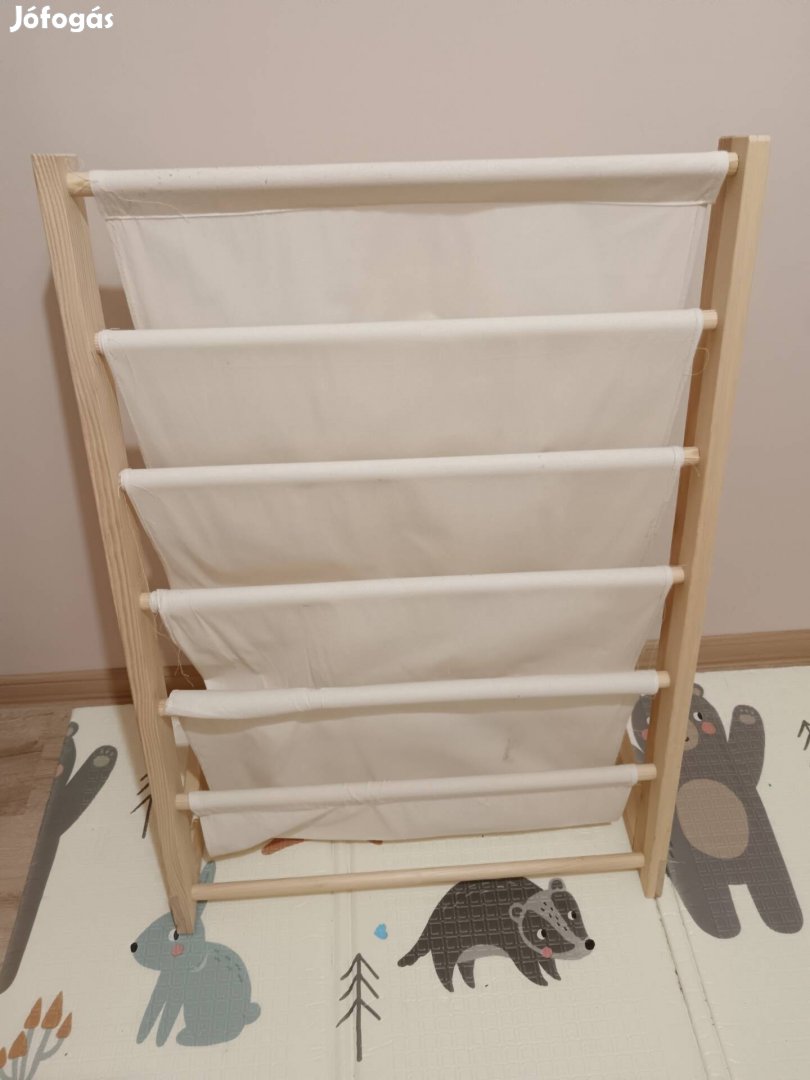 Gyerek könyvtartó, könyv tároló