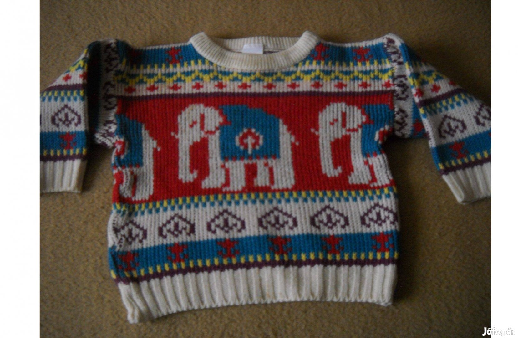 Gyerek kötött pulóver