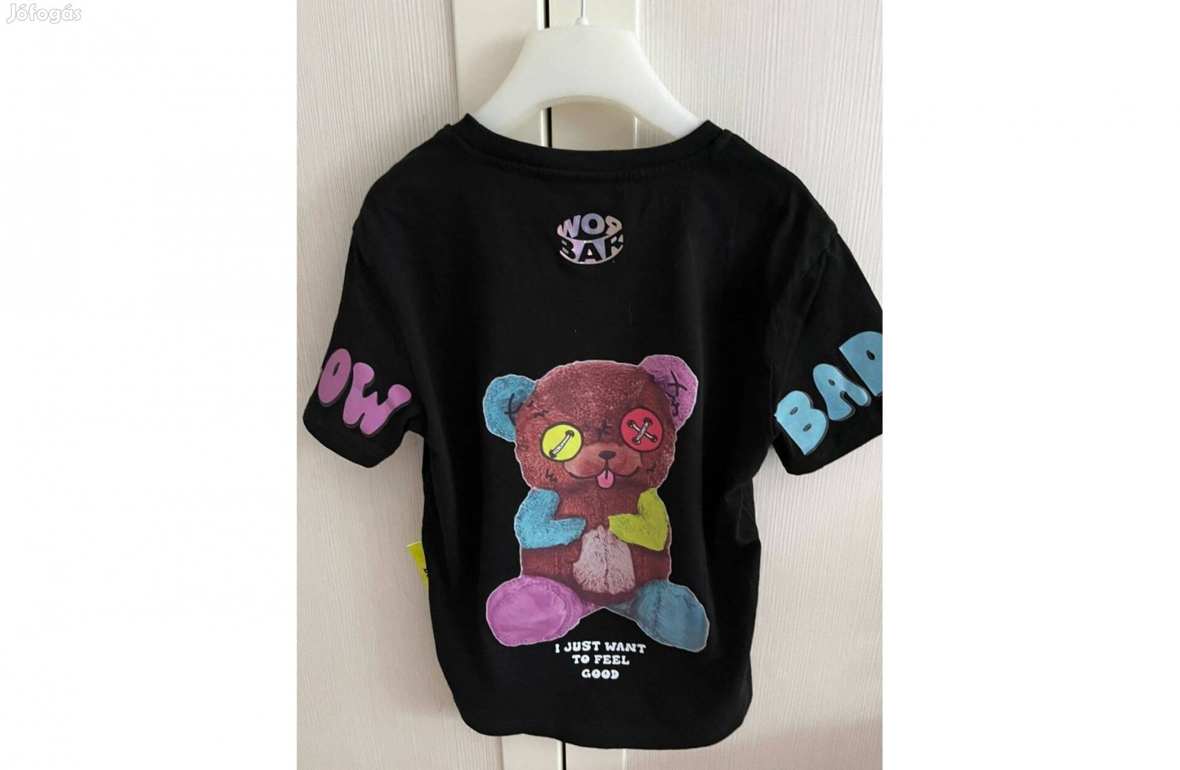 Gyerek lány fiú rövid ujjú póló Barrow maci 116 122