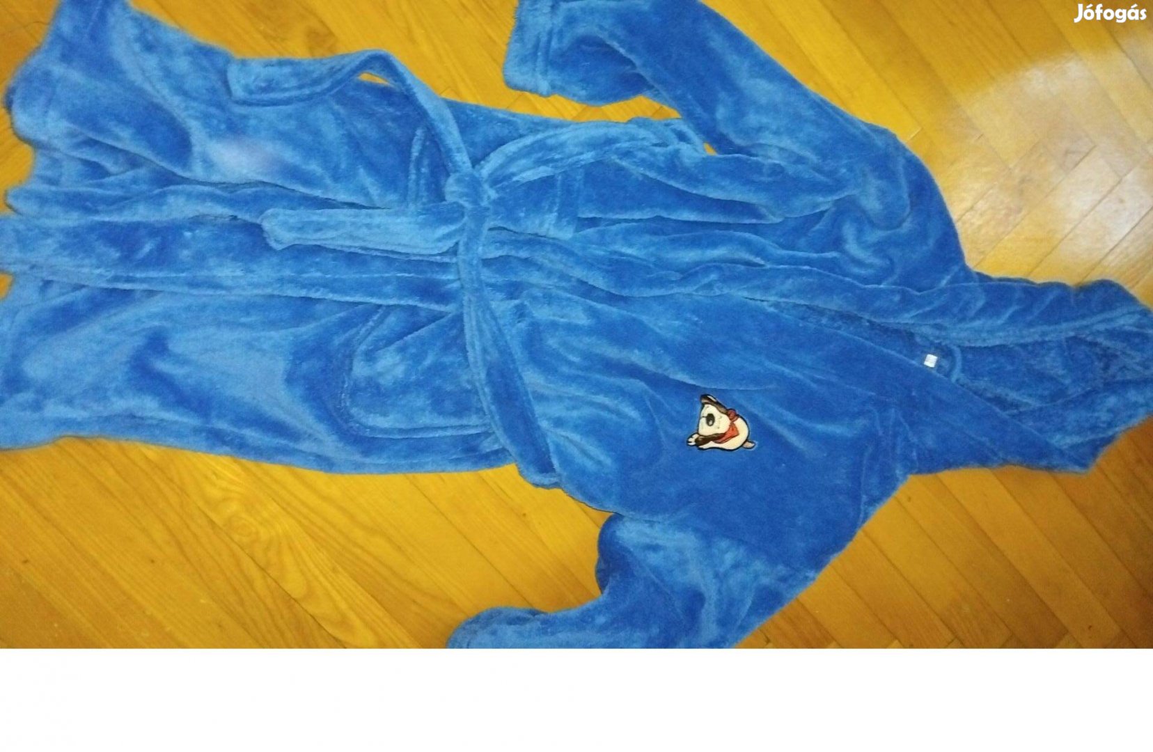 Gyerek puha köntös kapucnis 128 -134 es méret