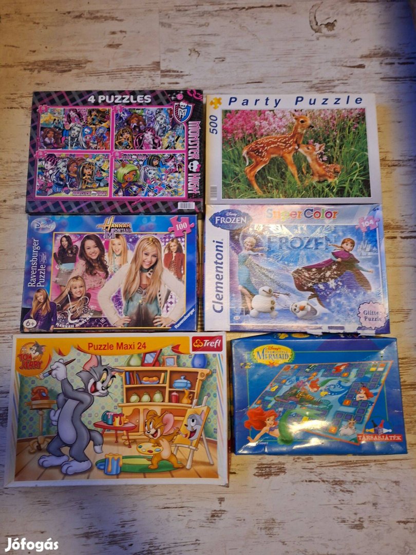 Gyerek puzzle egyben