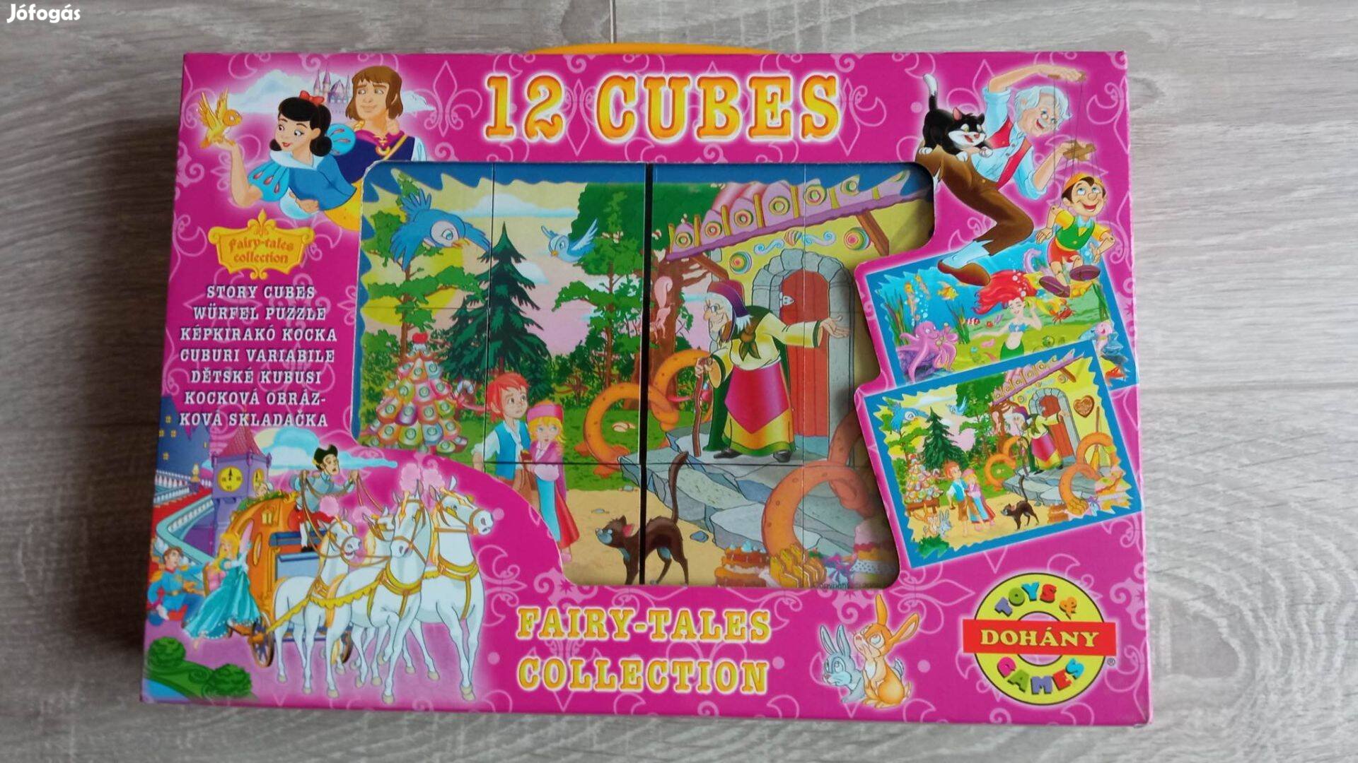 Gyerek puzzle kocka 12 kocka 6 mese új bontatlan 800 Ft