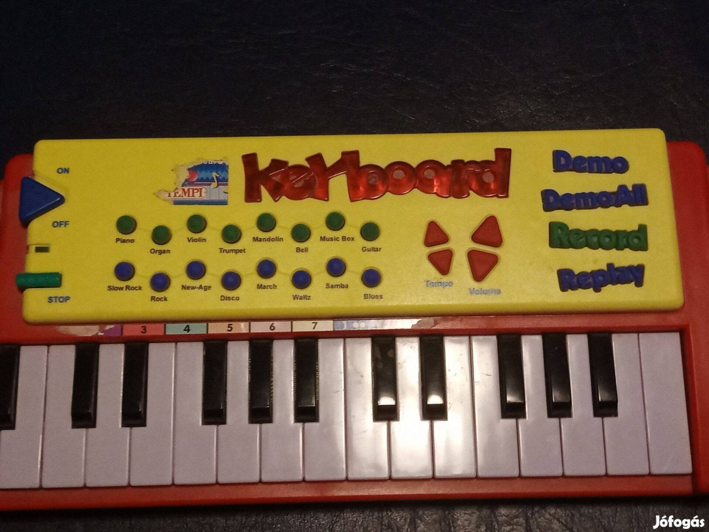 Gyerek szintetizátor állathangos 12000ft óbuda helyszinen