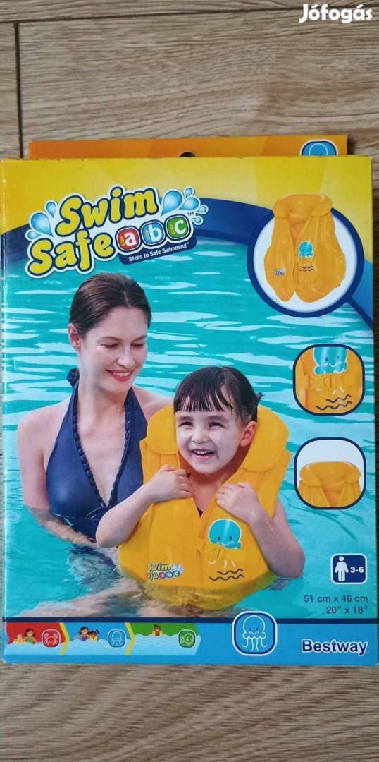 Gyerek úszómellény, mentő mellény 51x46 cm, vadonatúj, bontatlan eladó