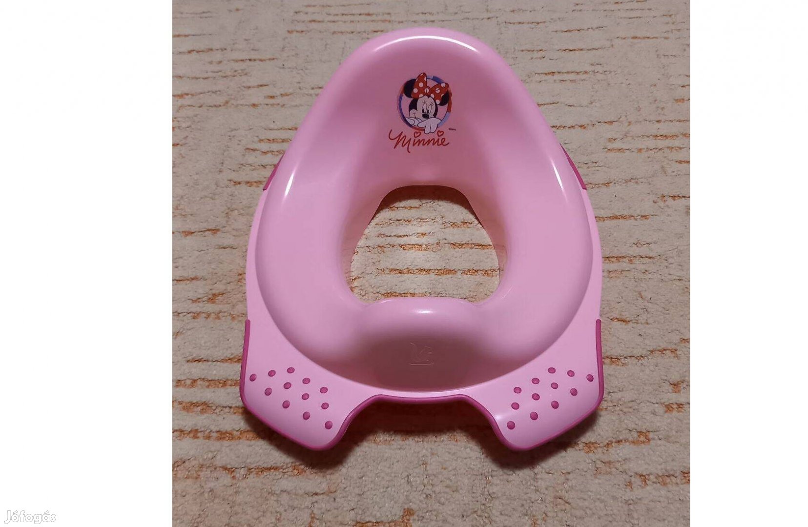 Gyerek wc ülőke szűkítő - új - lányos rózsaszín - Minnie minta