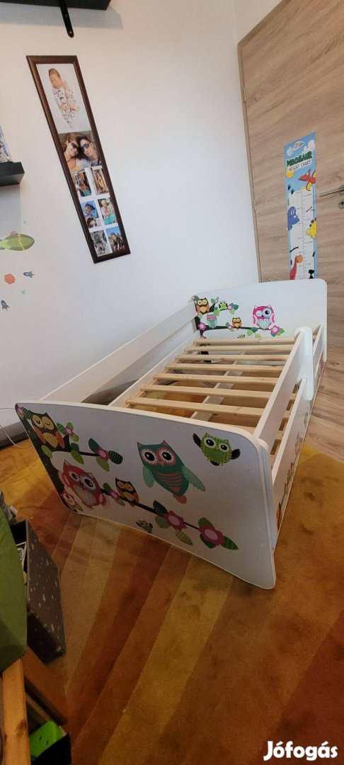 Gyerekágy Ágyneműtartóval - 90X160 (matrac)