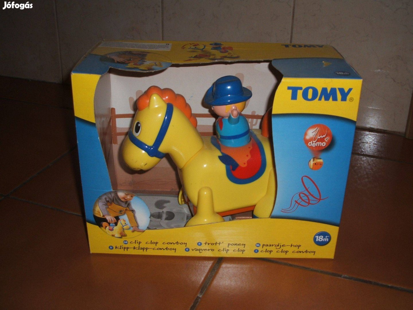 Gyerekjáték - Akció!!! Új Tomy clip clop cowboy + hangutánzó ló