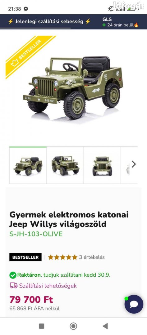 Gyerekkocsi 3-6
