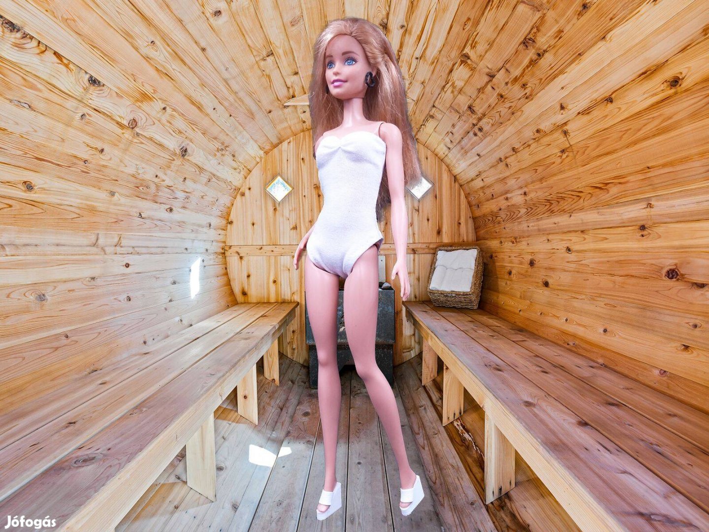 Gyereknap Fehér body barbie babákhoz, új, GLS 1290 Ft