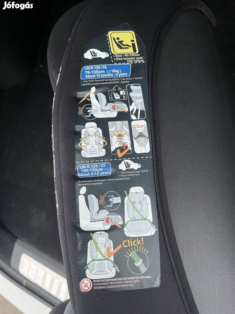 Gyerekülés isofix