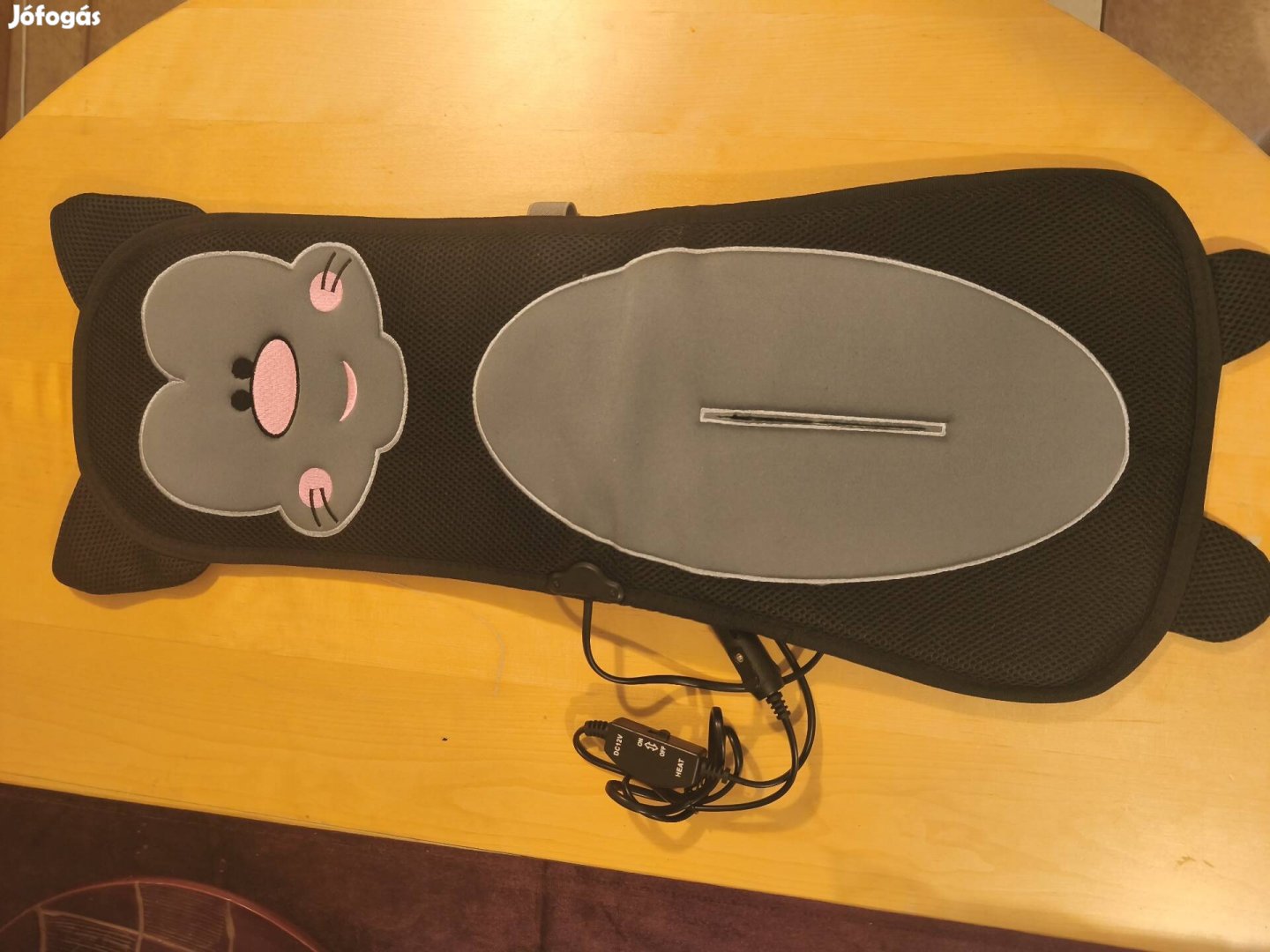 Gyerekülésbe tehető ülésfűtés, szivargyújtóról működik