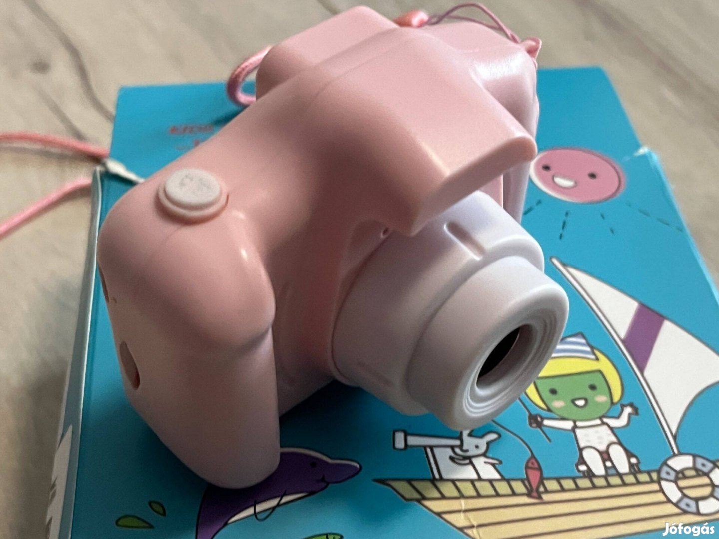 Gyermek digitális fényképezőgép kids camera játokokkal pink