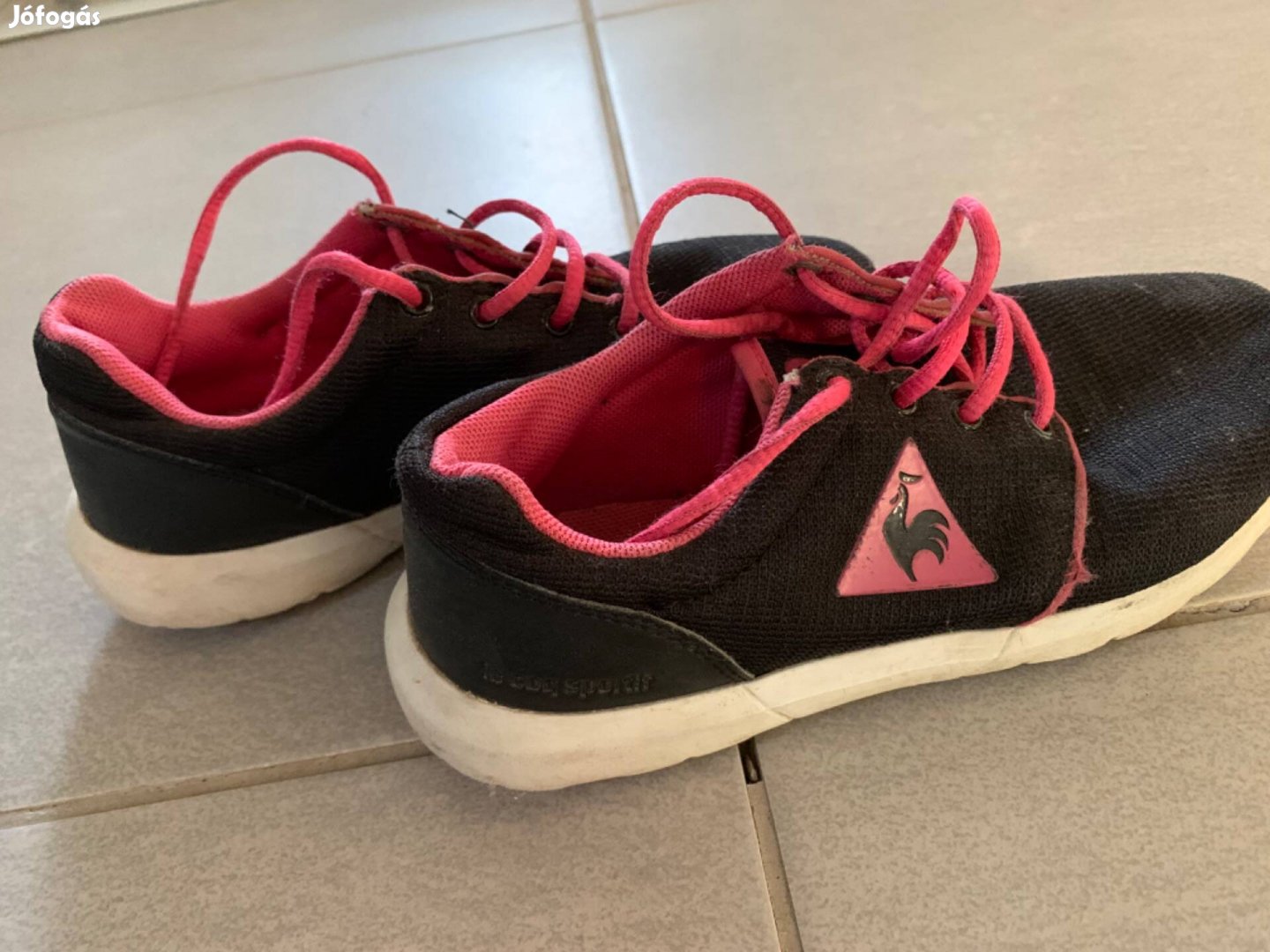 Gyermek fekete pink kondi cipő
