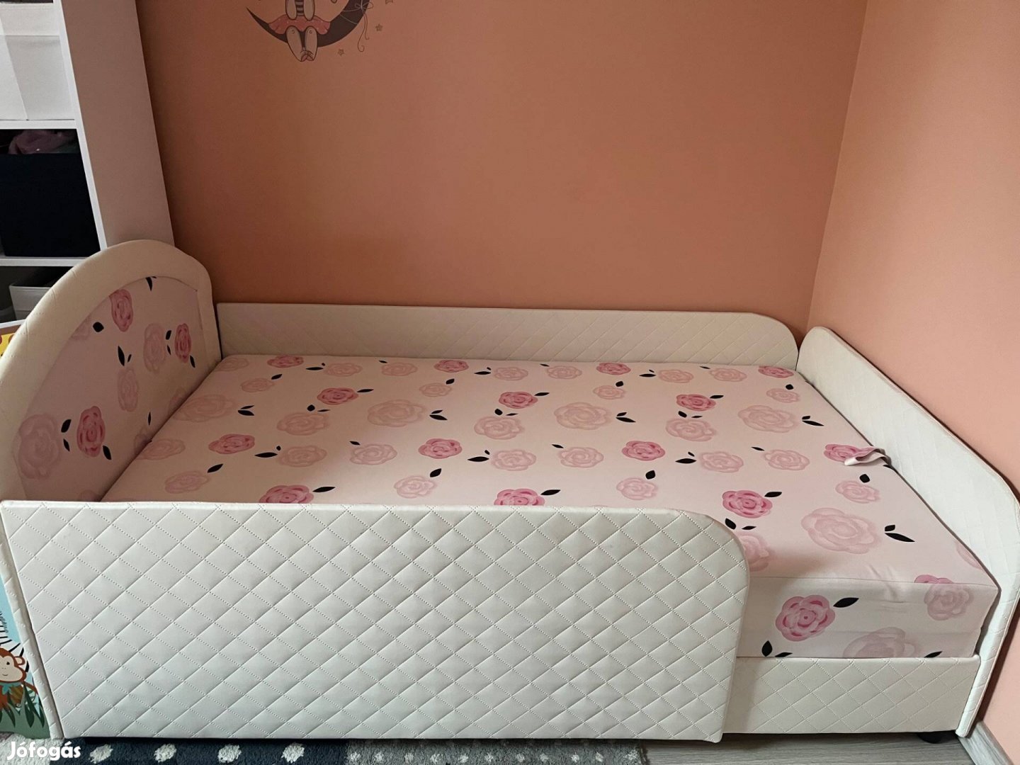 Gyermek franciaágy 115x185 cm ajándék matracvédővel
