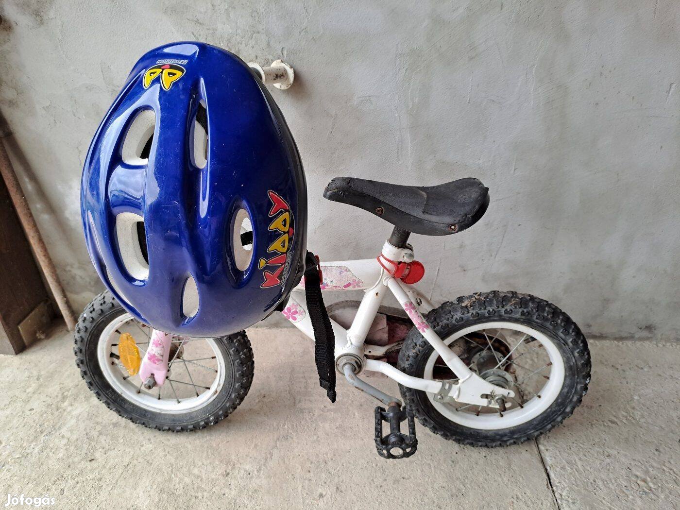 Gyermek kerékpár,12-es,sisakkal