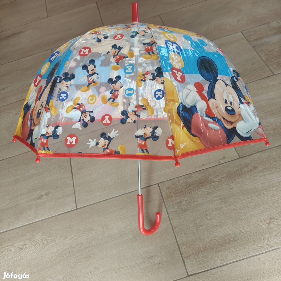 Gyermek kupolás esernyő, Mickey egeres, új