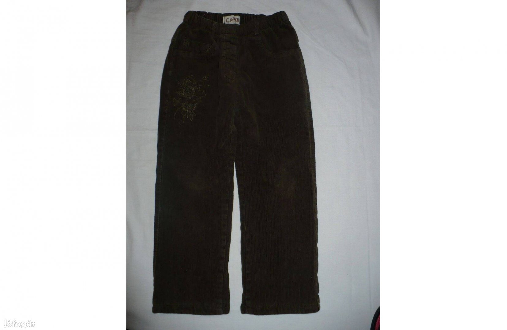 Gyermek polárbéléses bársonynadrágok, 98-as méret