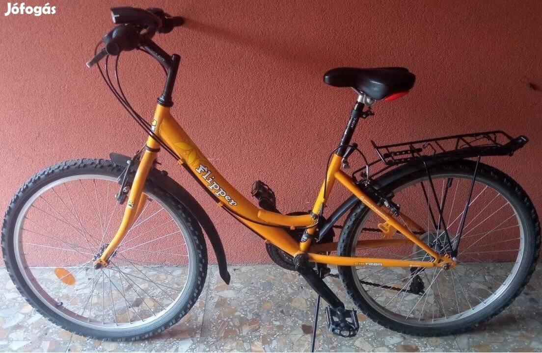 Gyermekkerékpár 24" sárga