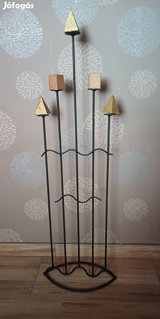 Gyertyatartó kovácsoltvas