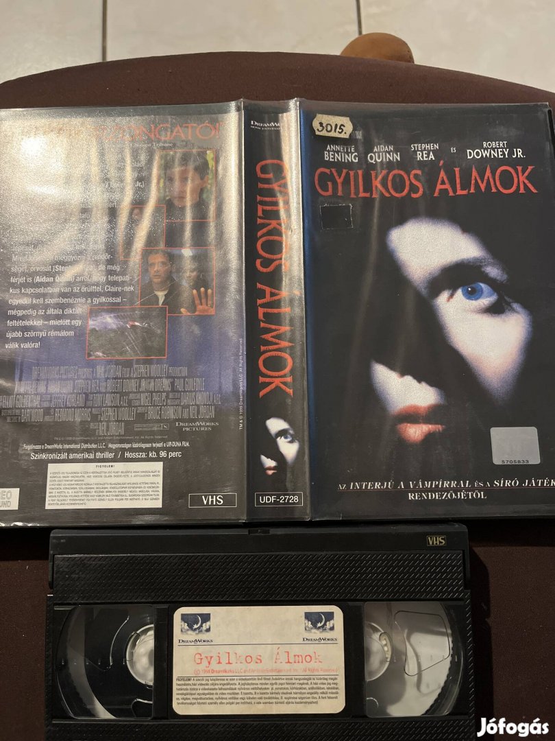 Gyilkos álmok thriller vhs