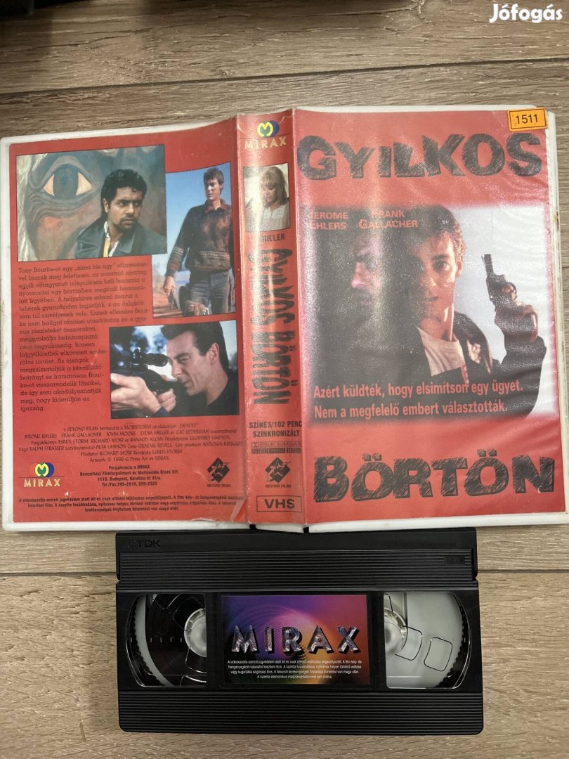 Gyilkos börtön vhs 