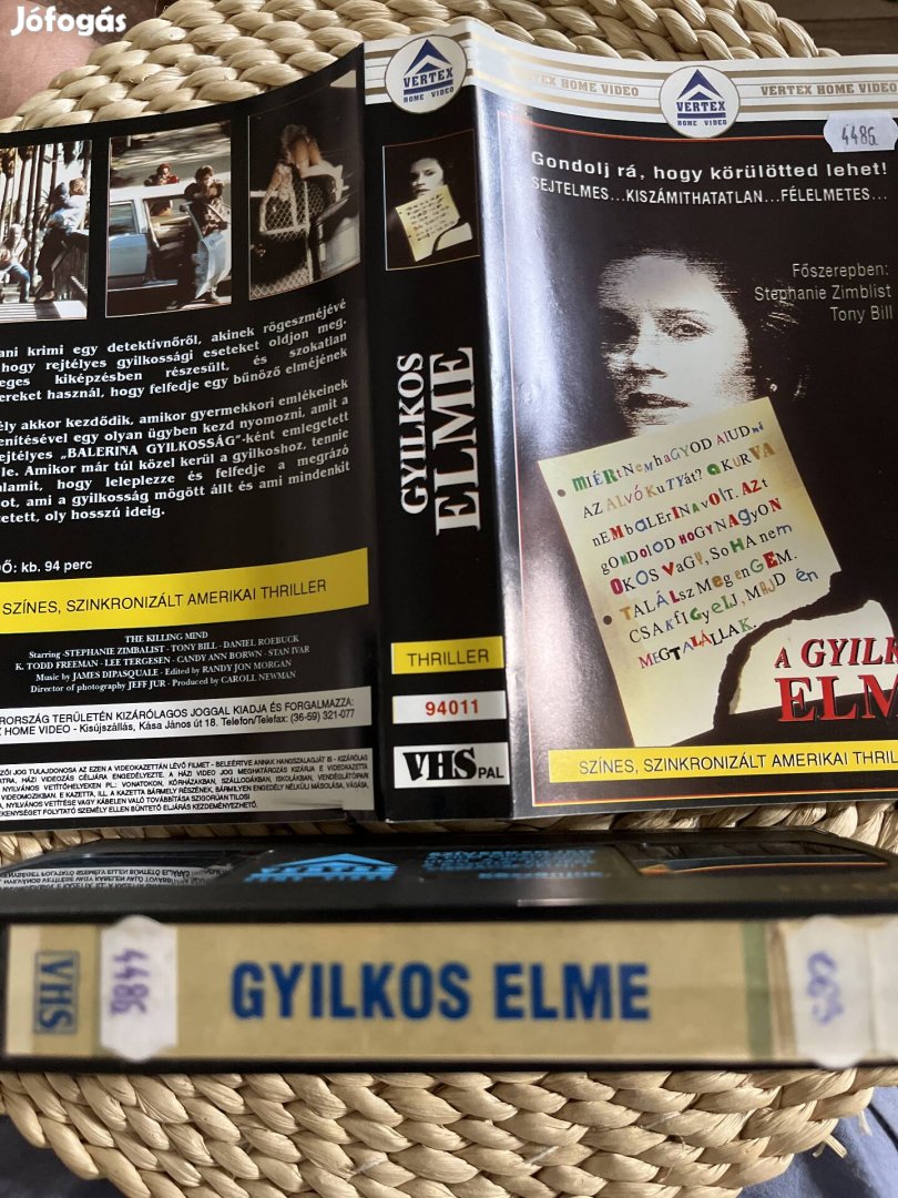 Gyilkos elme vhs. 