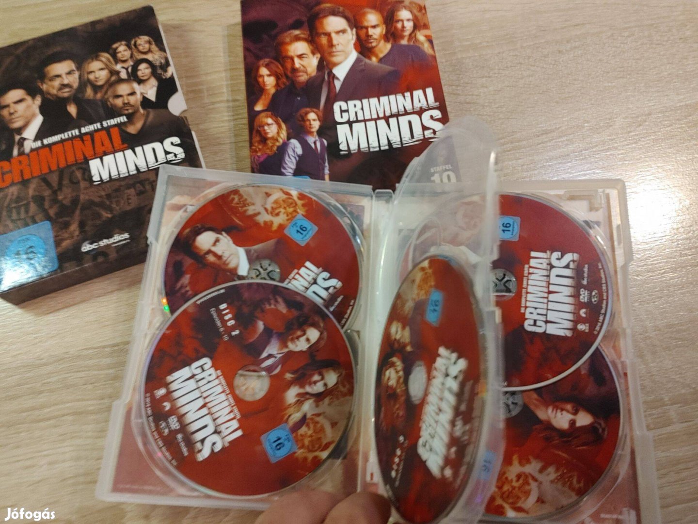 Gyilkos elmék Criminal minds dvd (5 lemezes) csak angol, német, franc
