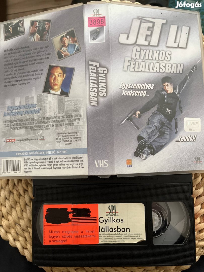 Gyilkos félállásban vhs