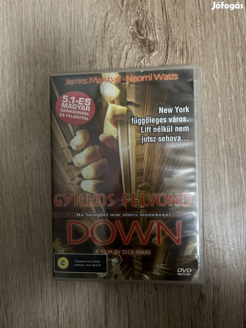 Gyilkos felvonó dvd.    