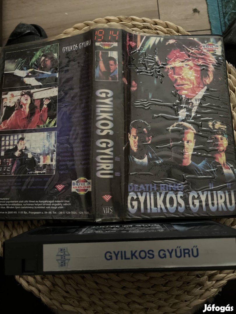 Gyilkos gyűrű vhs