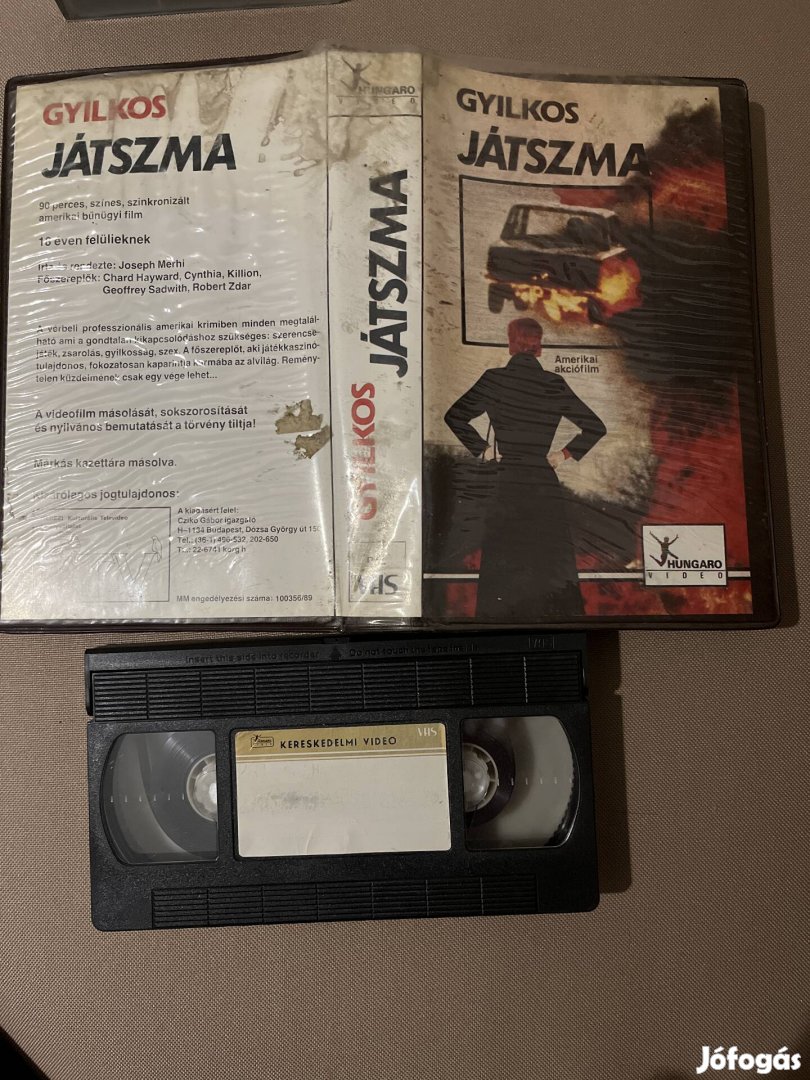 Gyilkos játszma vhs