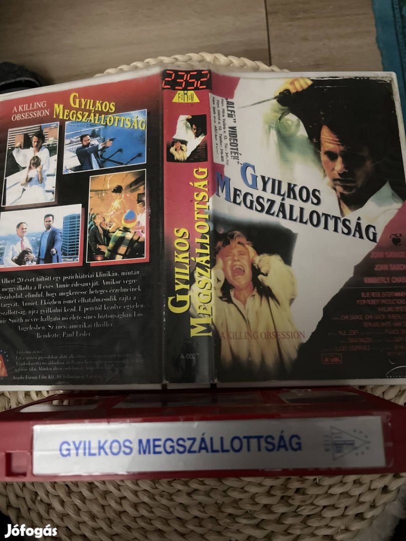 Gyilkos megszállottság vhs