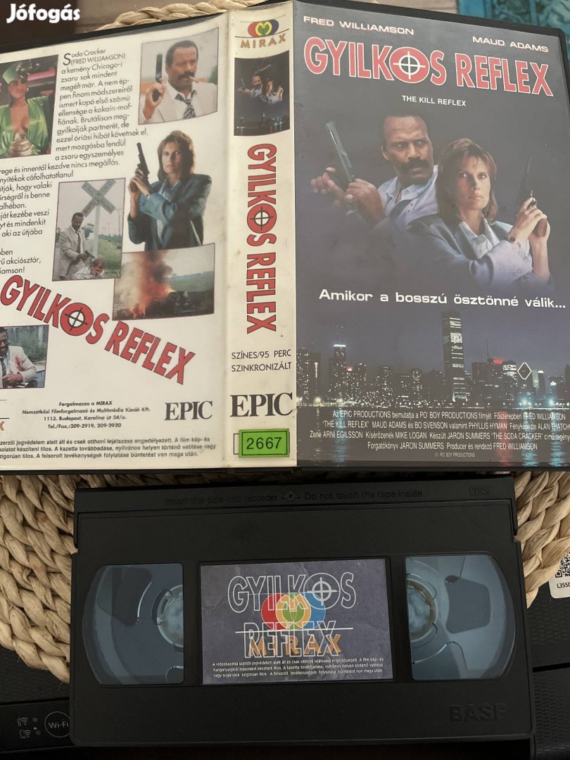 Gyilkos reflex vhs