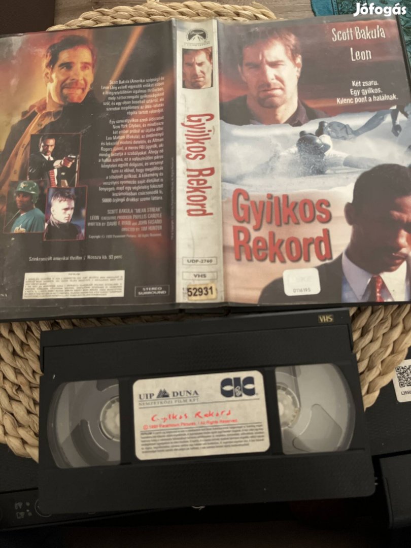 Gyilkos rekord vhs