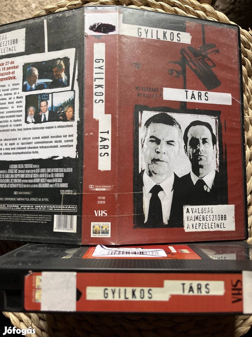 Gyilkos társ vhs kazetta