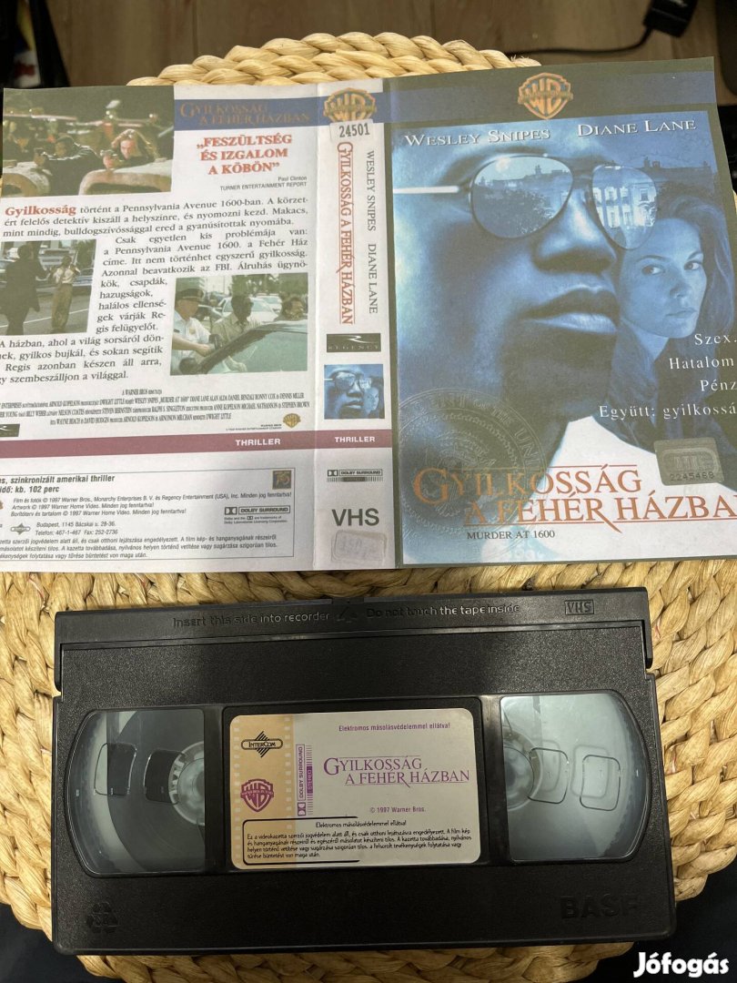 Gyilkosság a fehér házban vhs m