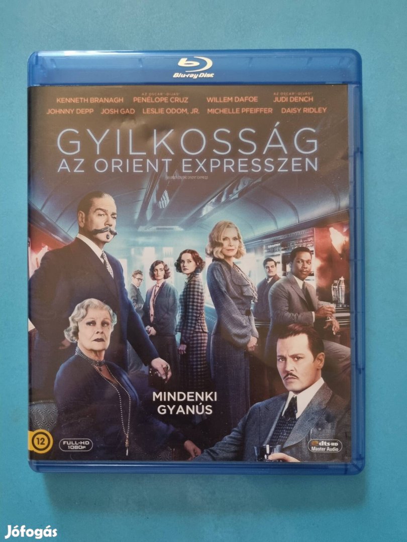 Gyilkosság az Orient expresszen blu-ray