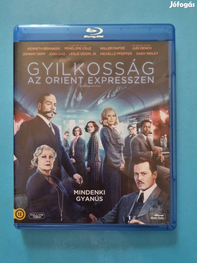 Gyilkosság az Orient expresszen blu-ray