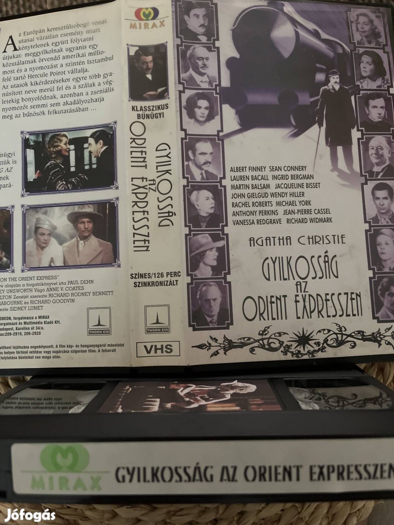 Gyilkosság az Orient expresszen vhs