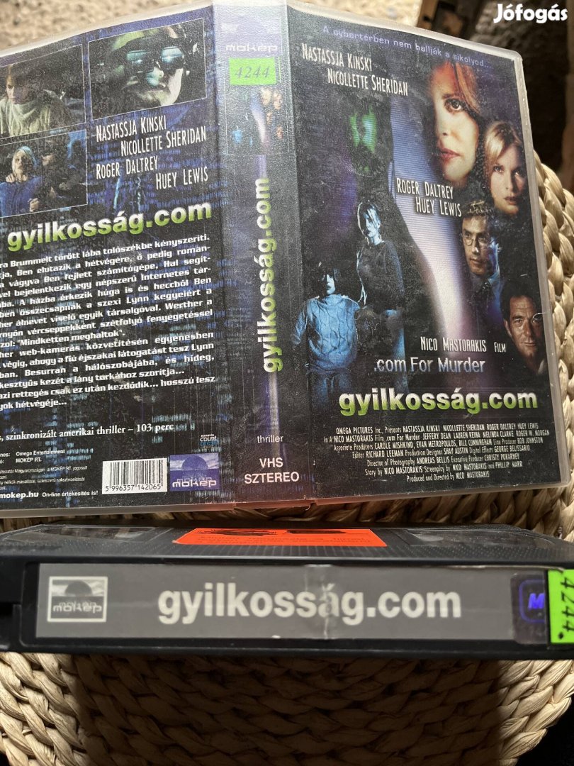 Gyilkosság.com vhs kazetta