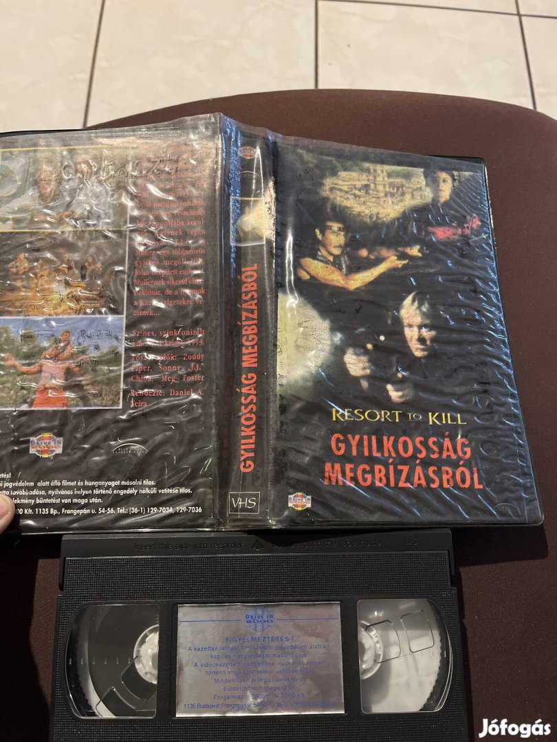 Gyilkosság megbízásból rendelésre vhs akció nagytok