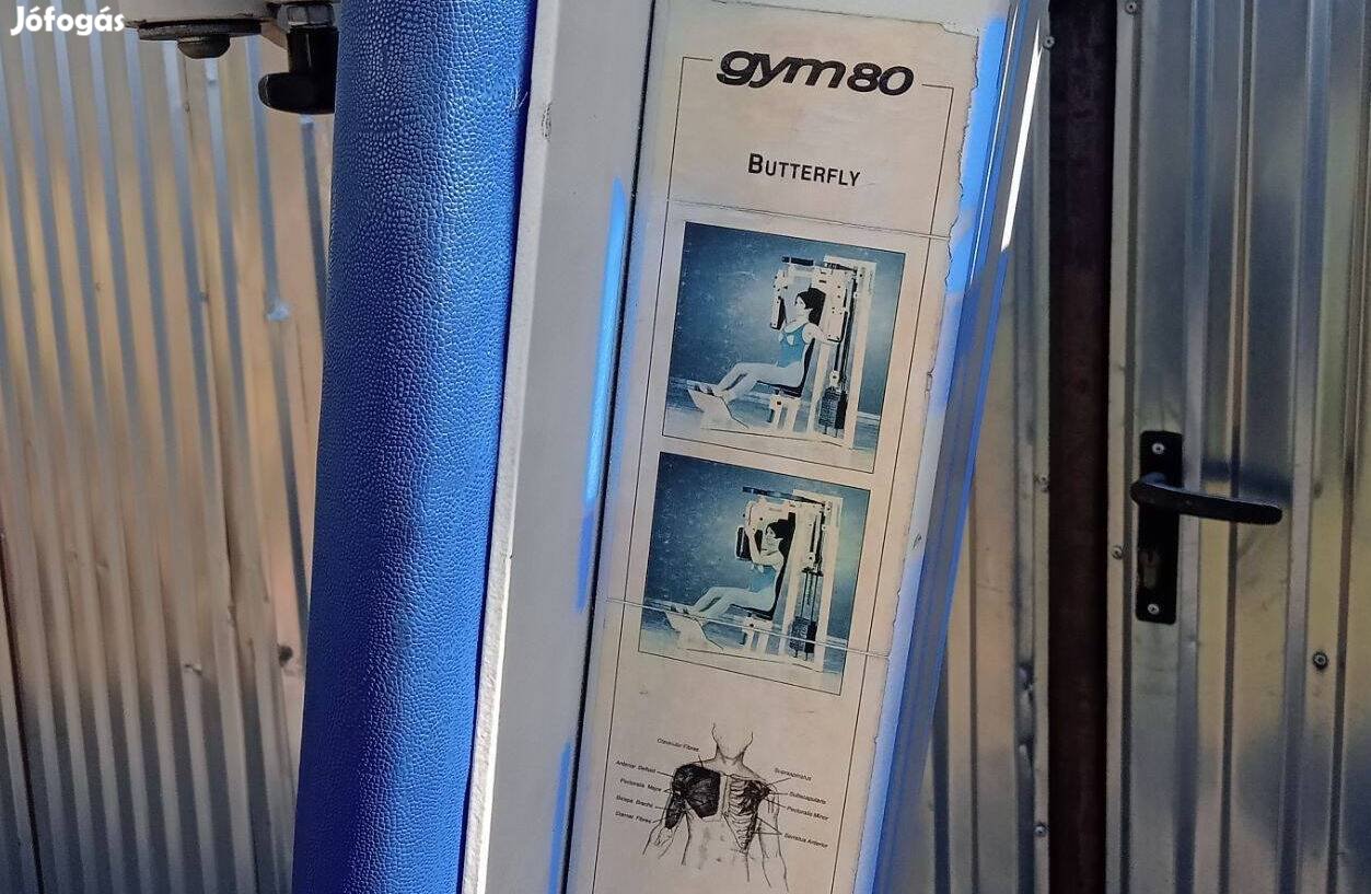 Gym 80 edzőtermi mellgép butter fly és hátsó váll gép