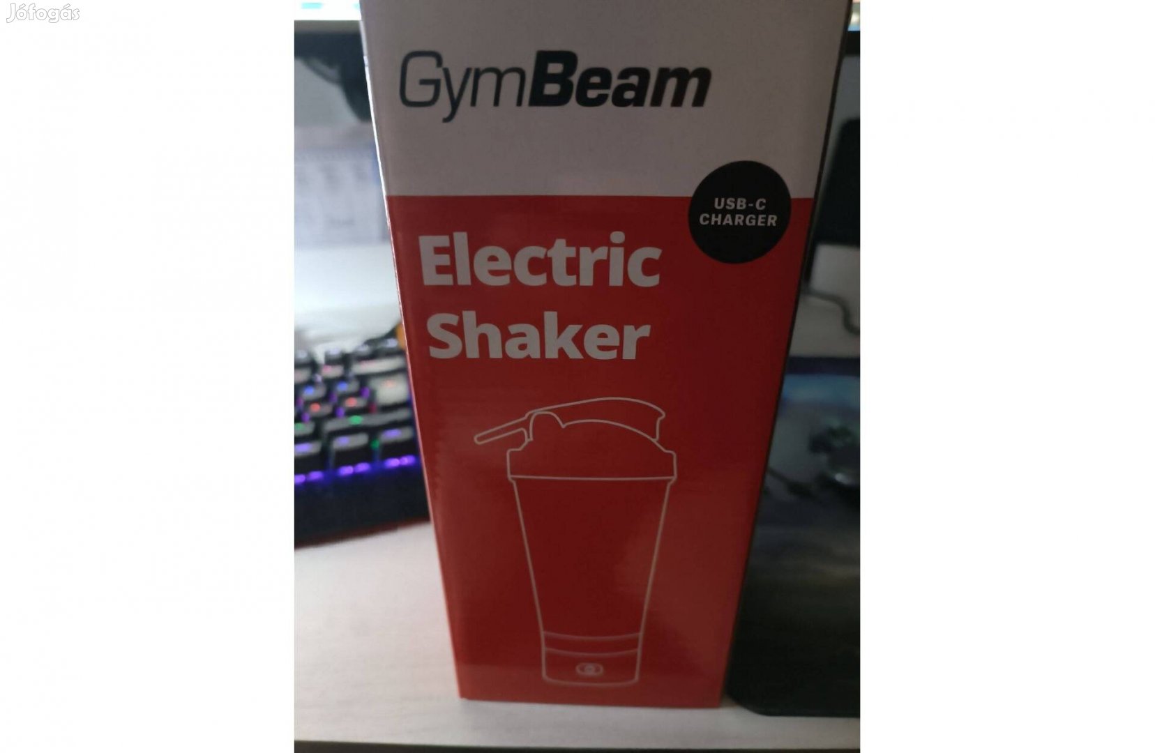 Gymbeam ehordozható elektromos shaker Black Új